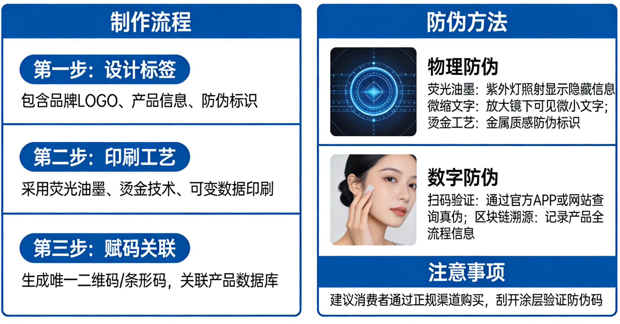 彩妆防伪标签制作，彩妆产品如何防伪-消费者防伪码查询中心