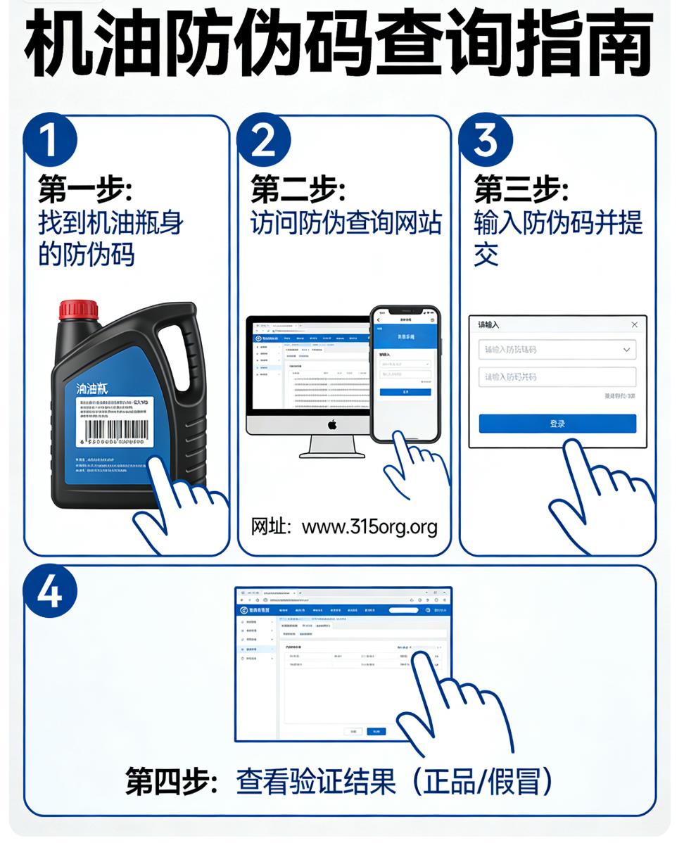 如何查机油防伪码查询，怎么查机油防伪码？