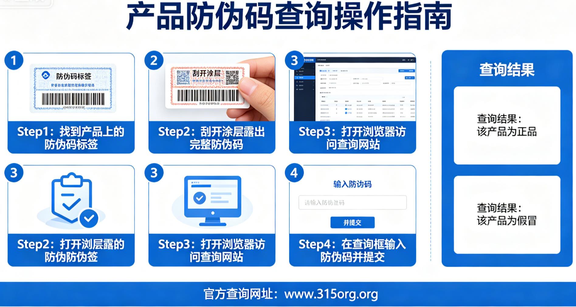 产品防伪码查询操作方法 正规防伪核验全教程