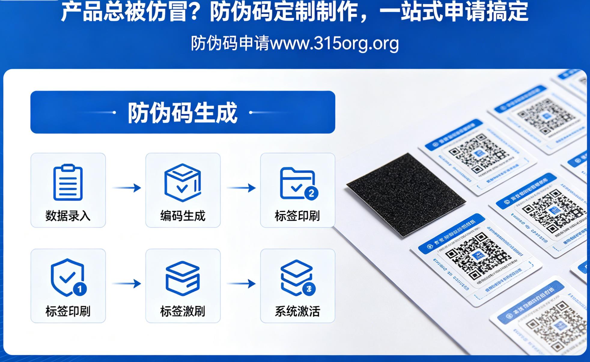 产品总被仿冒?防伪码定制制作,一站式申请搞定 产品总被仿冒?防伪码定制制作,一站式申请搞定