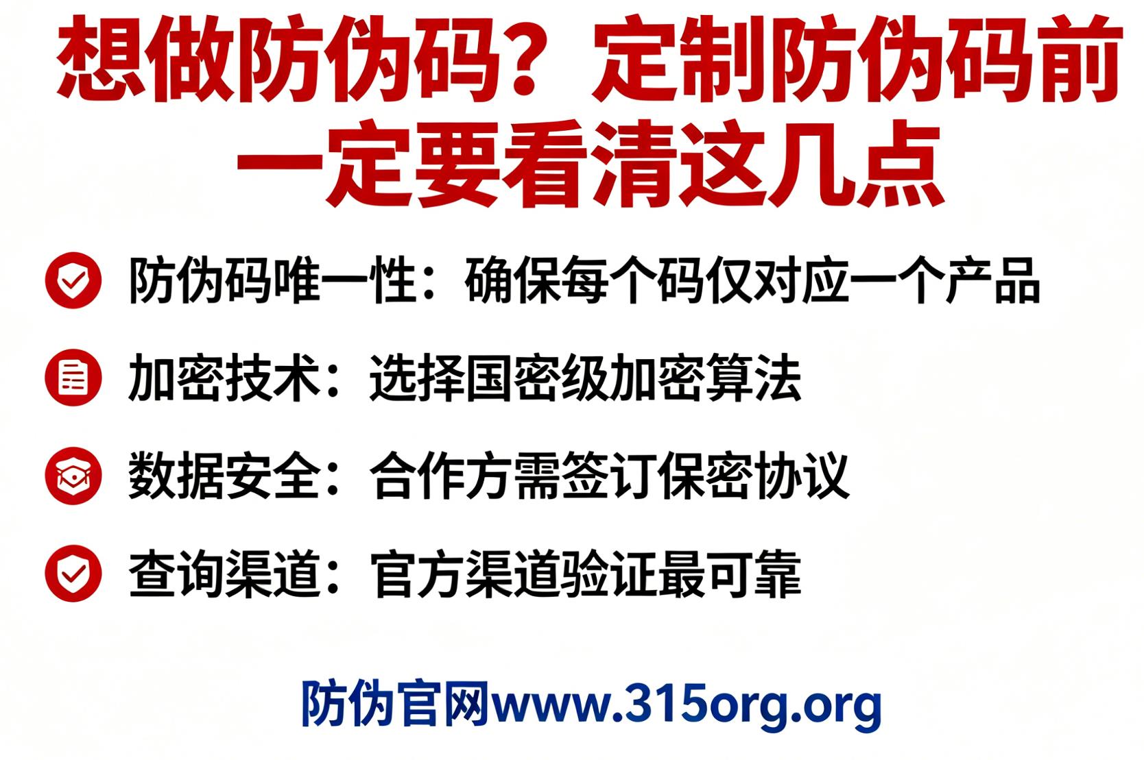 想做防伪码?定制防伪码前一定要看清这几点 想做防伪码?定制防伪码前一定要看清这几点