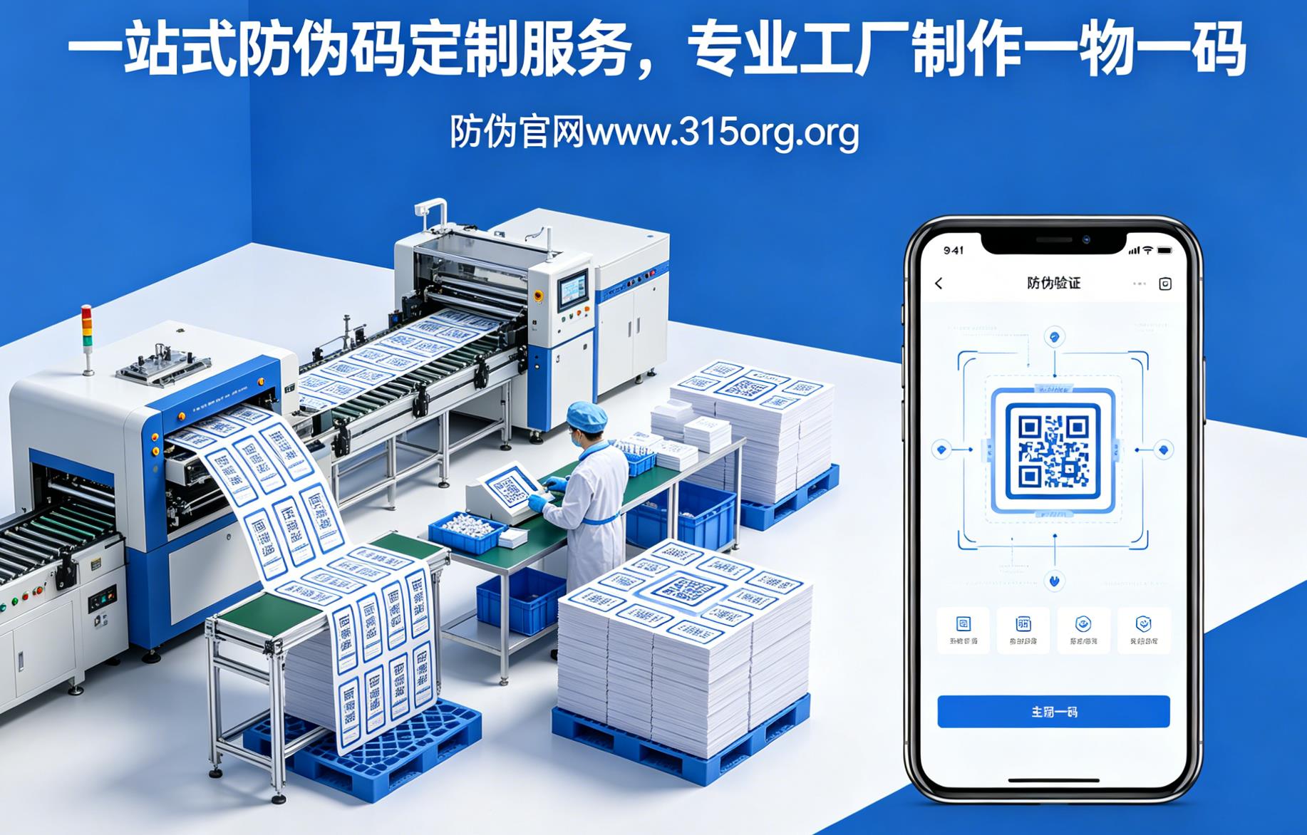 一站式防伪码定制服务,专业工厂制作一物一码 一站式防伪码定制服务,专业工厂制作一物一码