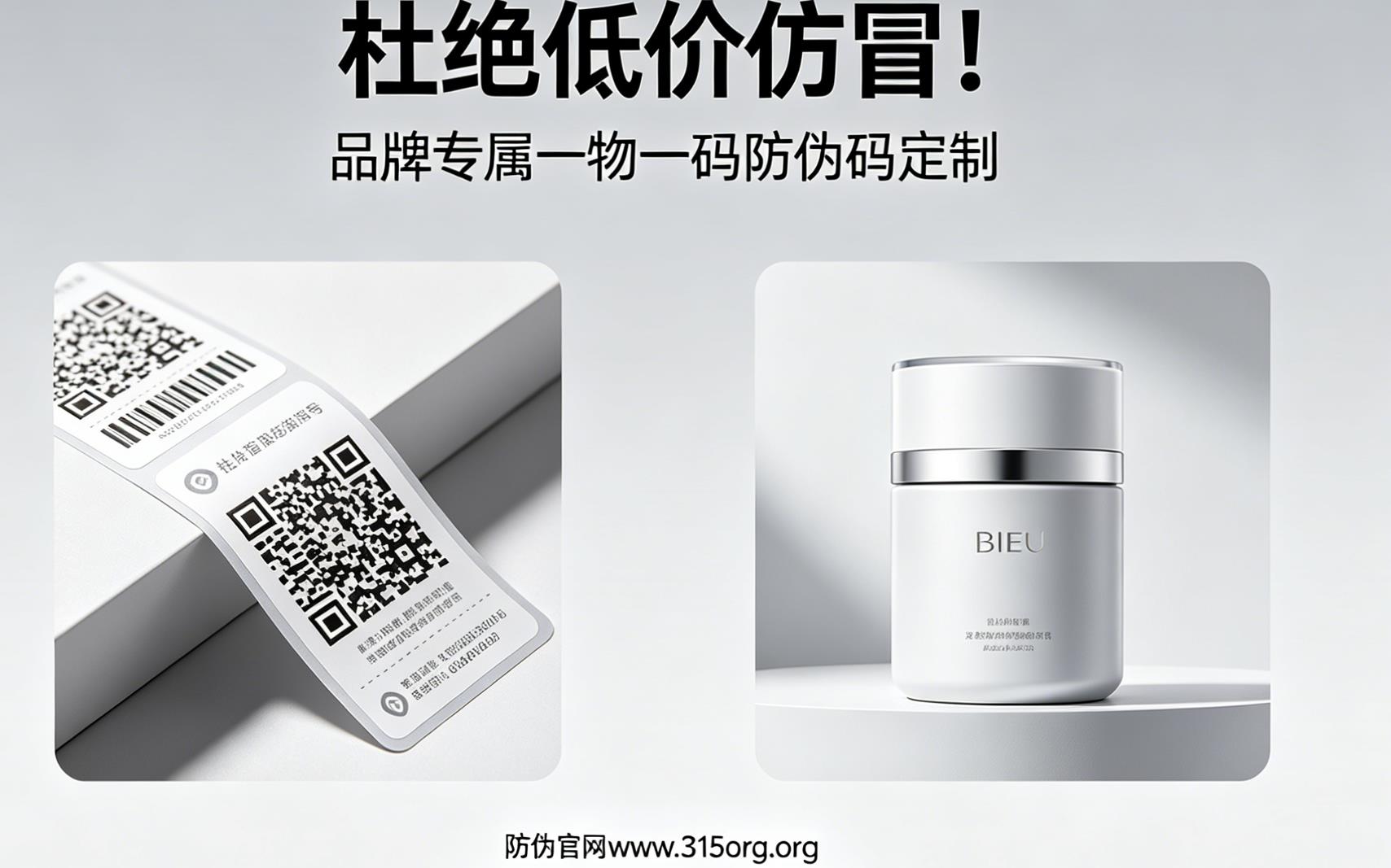 杜绝低价仿冒!品牌专属一物一码防伪码定制 杜绝低价仿冒!品牌专属一物一码防伪码定制