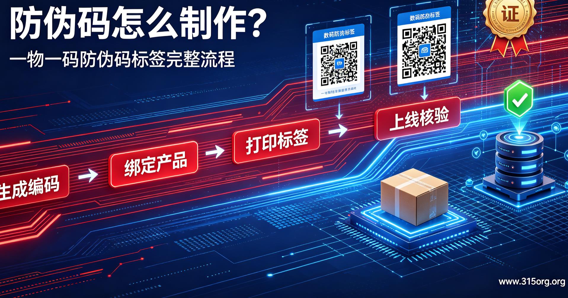 防伪码怎么制作？一物一码防伪码标签完整流程