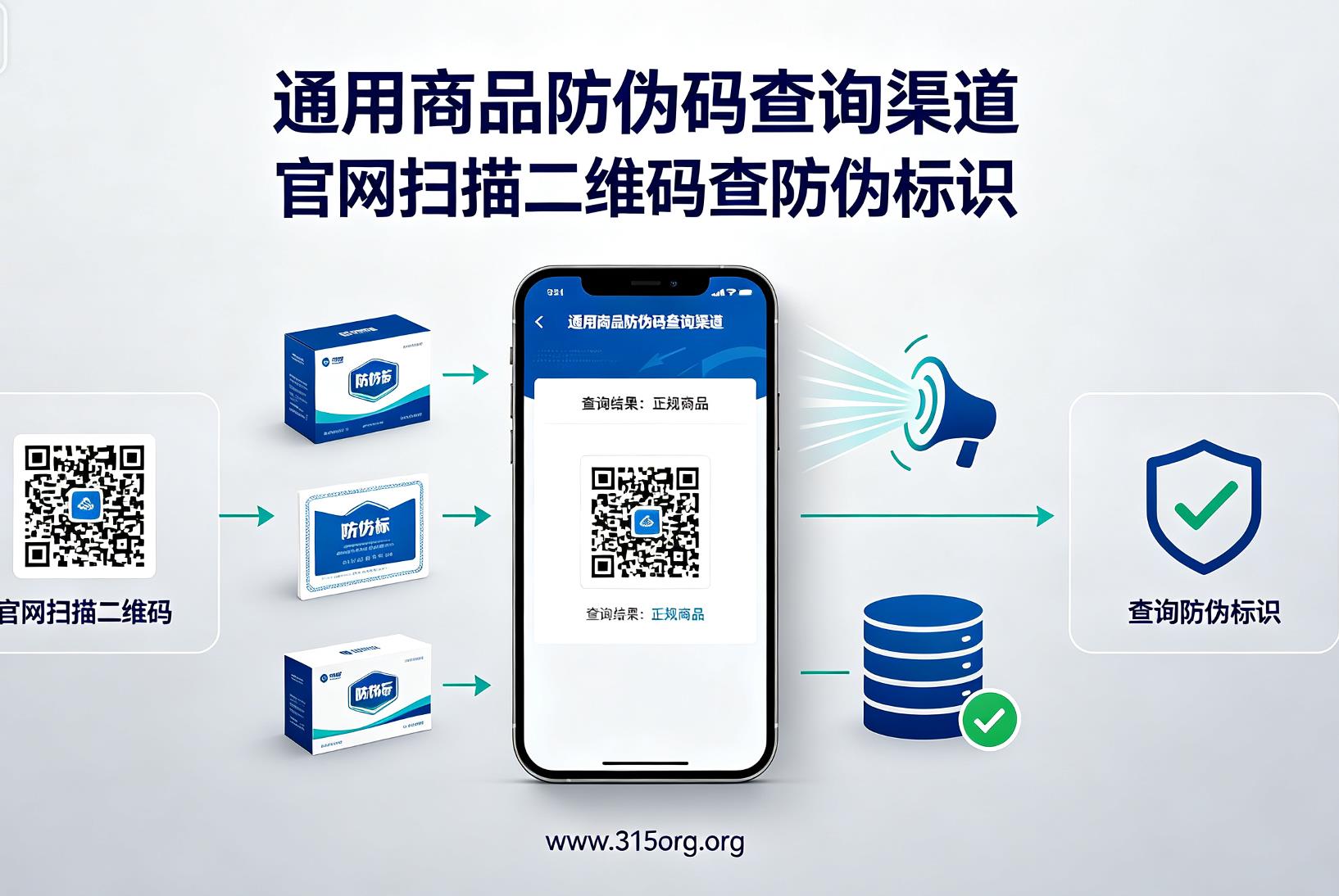 通用商品防伪码查询渠道，官网扫描二维码查防伪标识