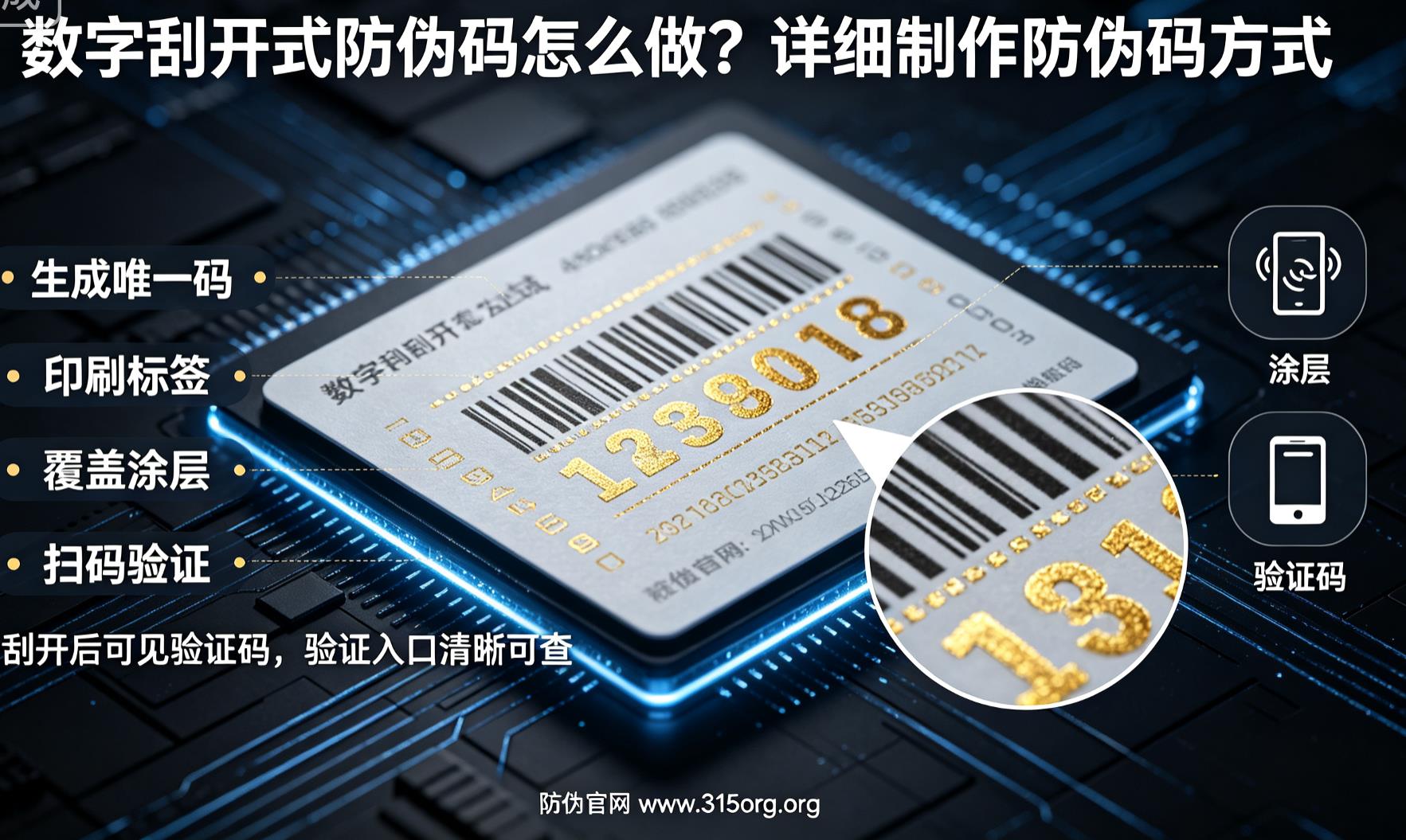 数字刮开式防伪码怎么做？详细制作防伪码方式