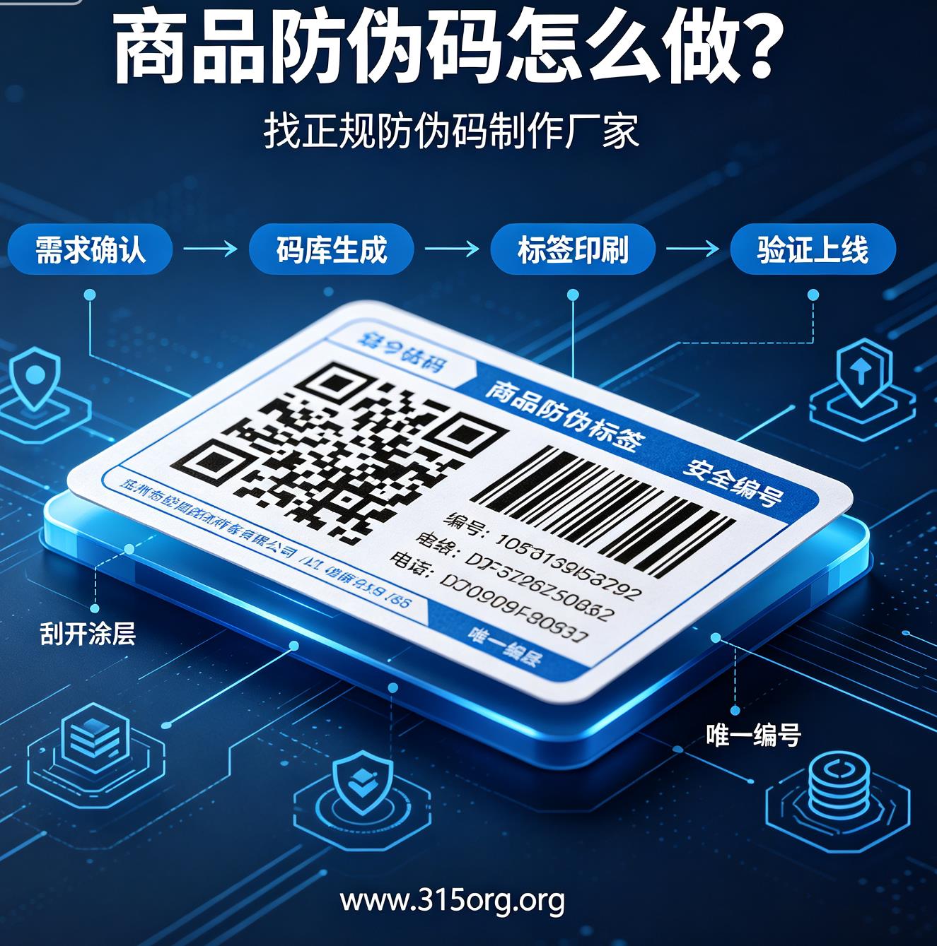商品防伪码怎么做？找正规防伪码制作厂家