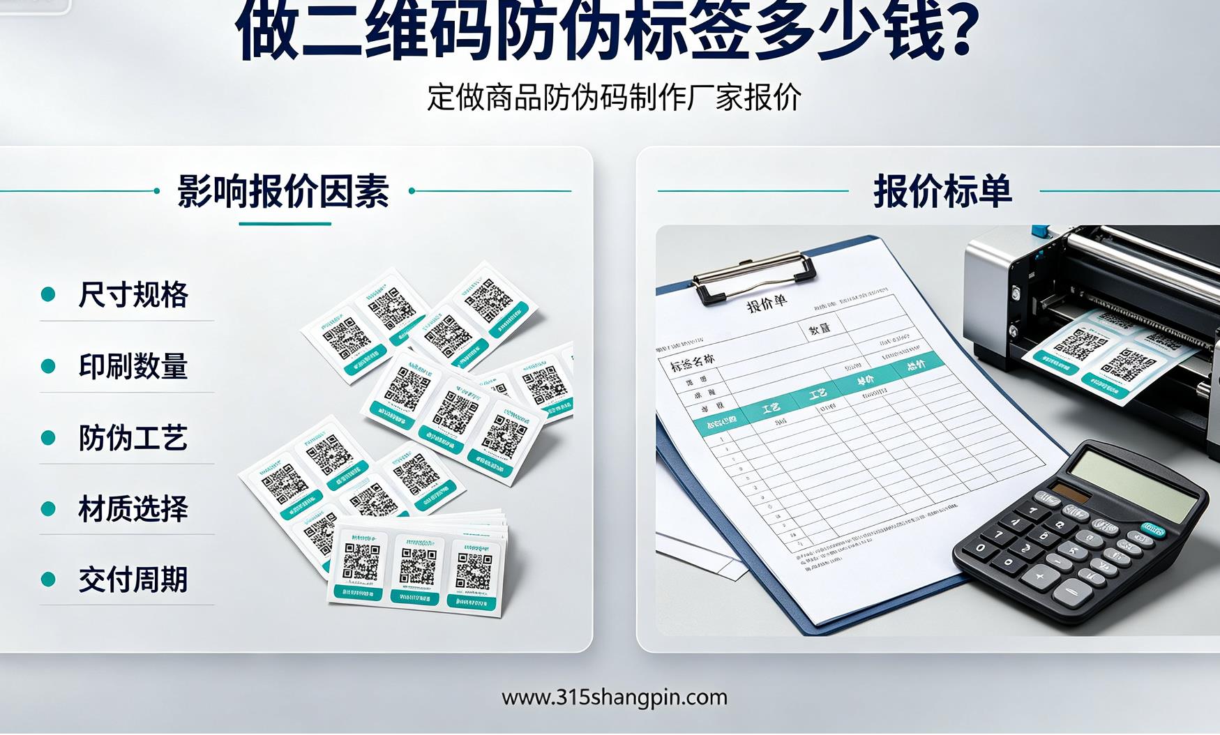 做二维码防伪标签多少钱？定做商品防伪码制作厂家报价
