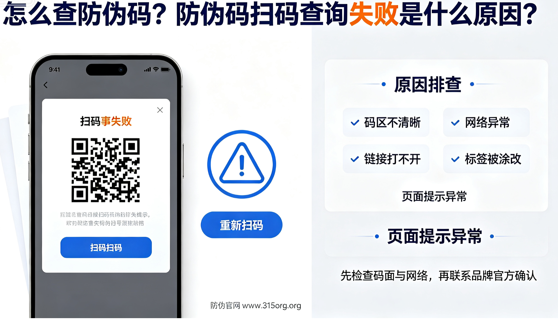 怎么查防伪码？防伪码扫码查询失败是什么原因？