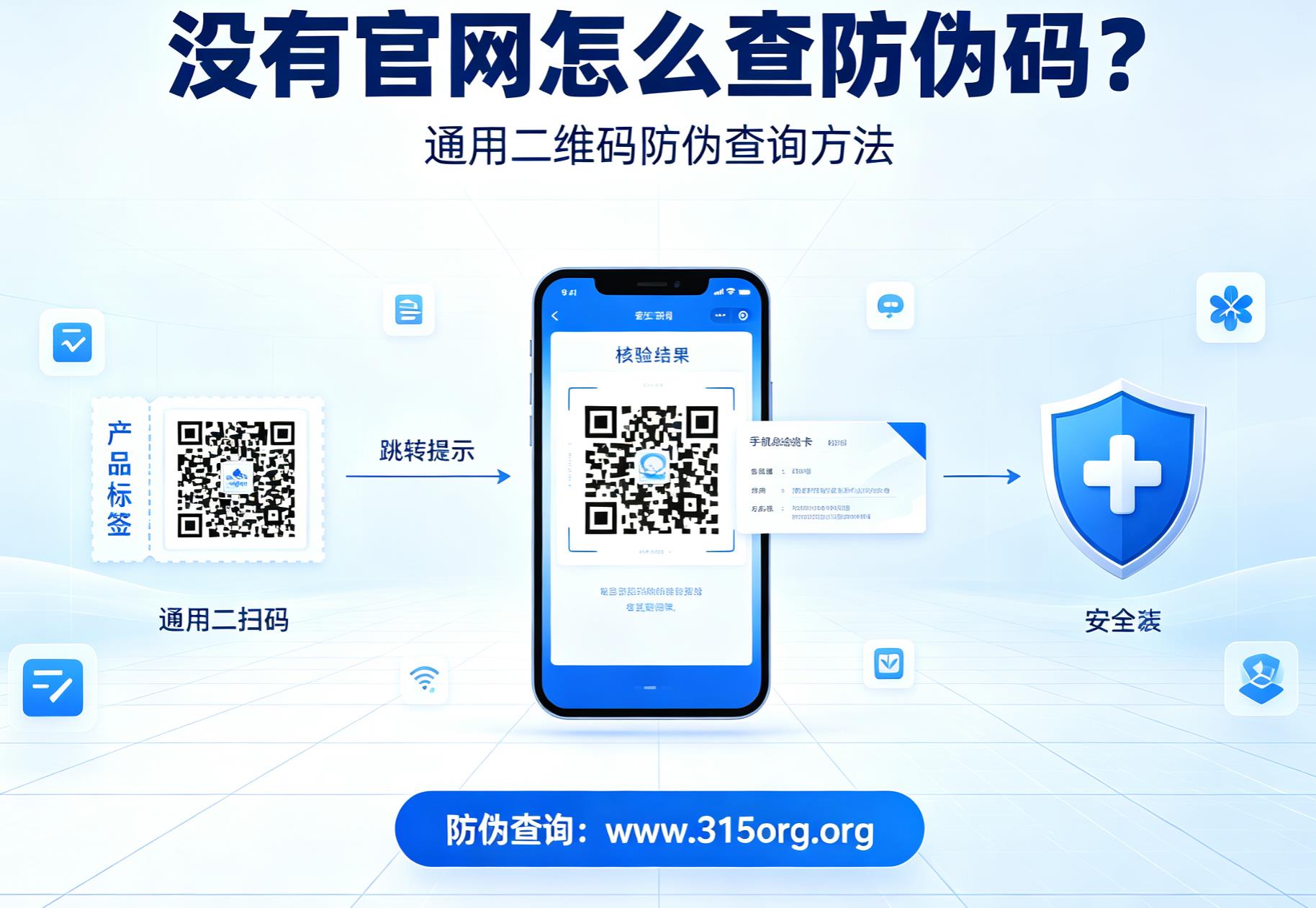 没有官网怎么查防伪码？通用二维码防伪查询方法