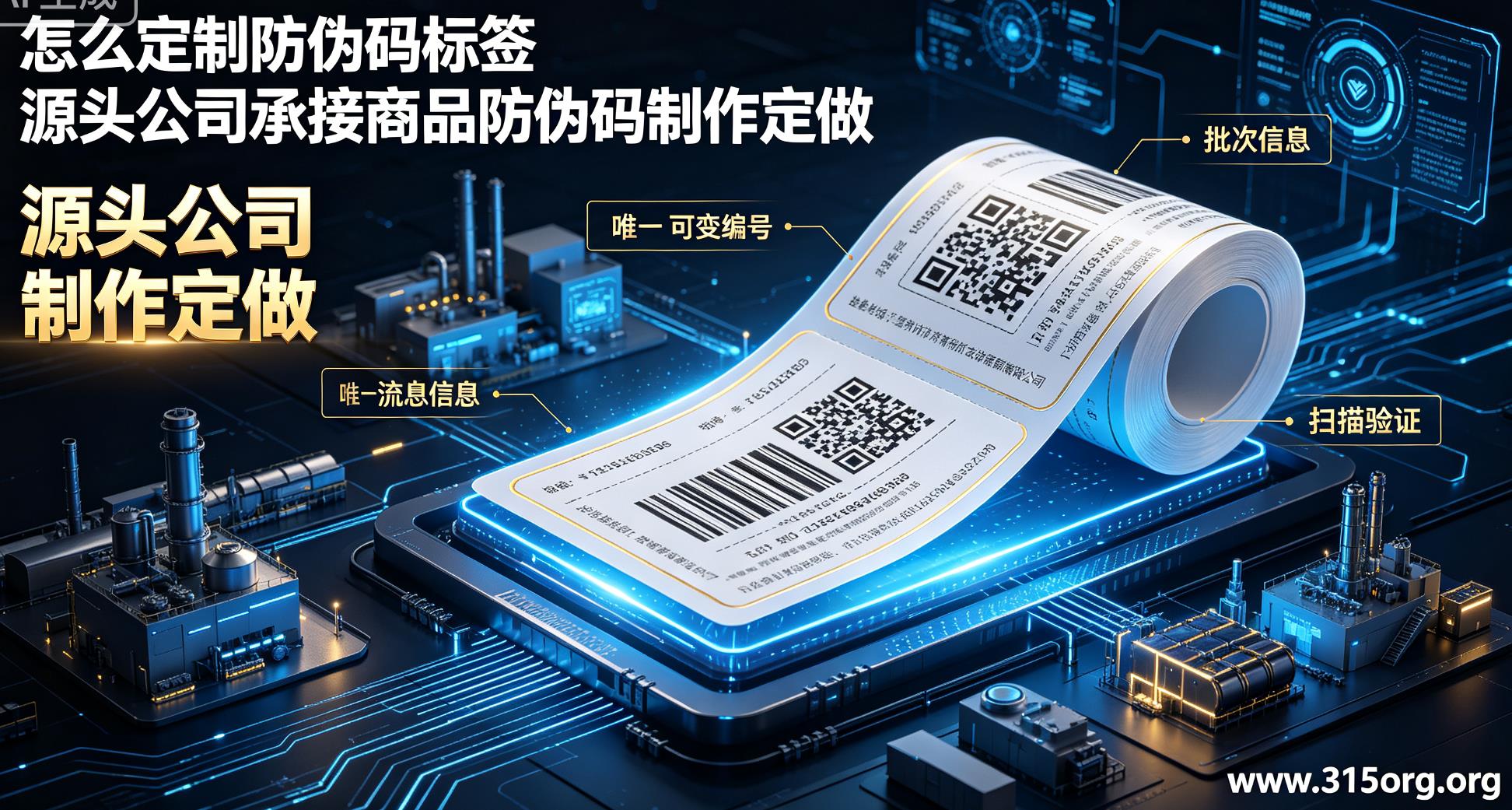 怎么定制防伪码标签？源头公司承接商品防伪码制作定做