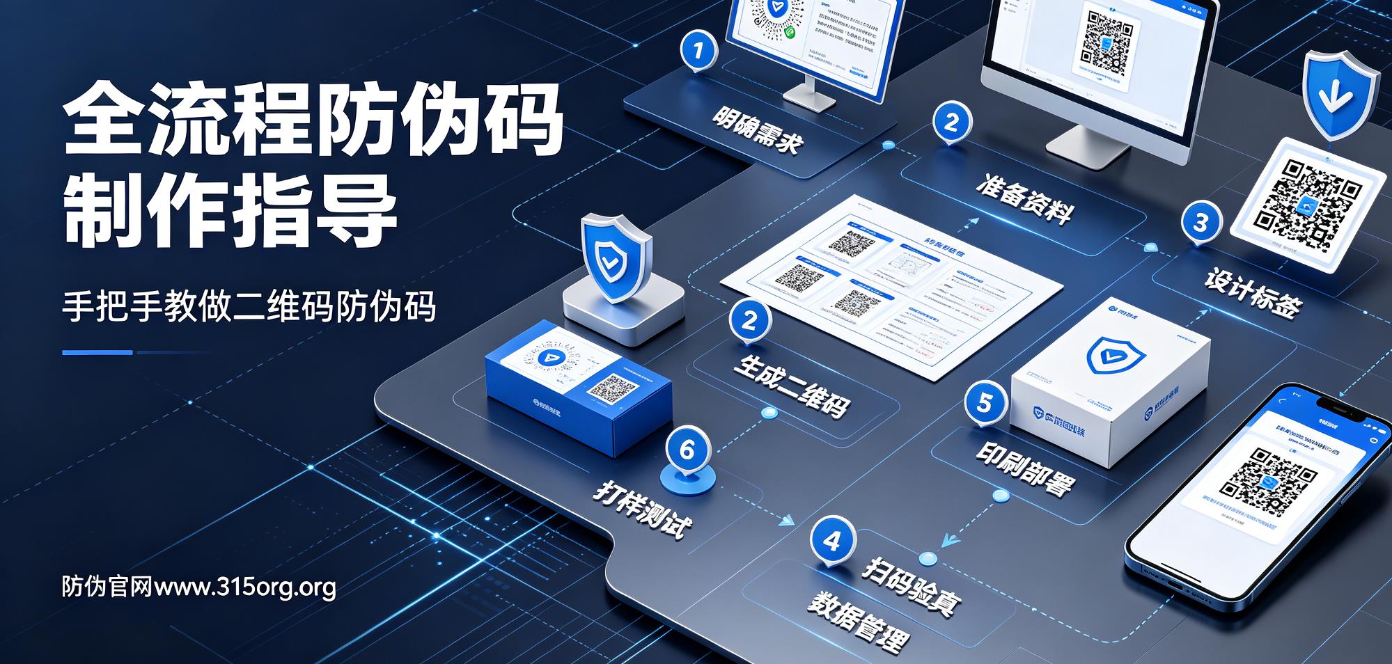 全流程防伪码制作指导，手把手教做二维码防伪码