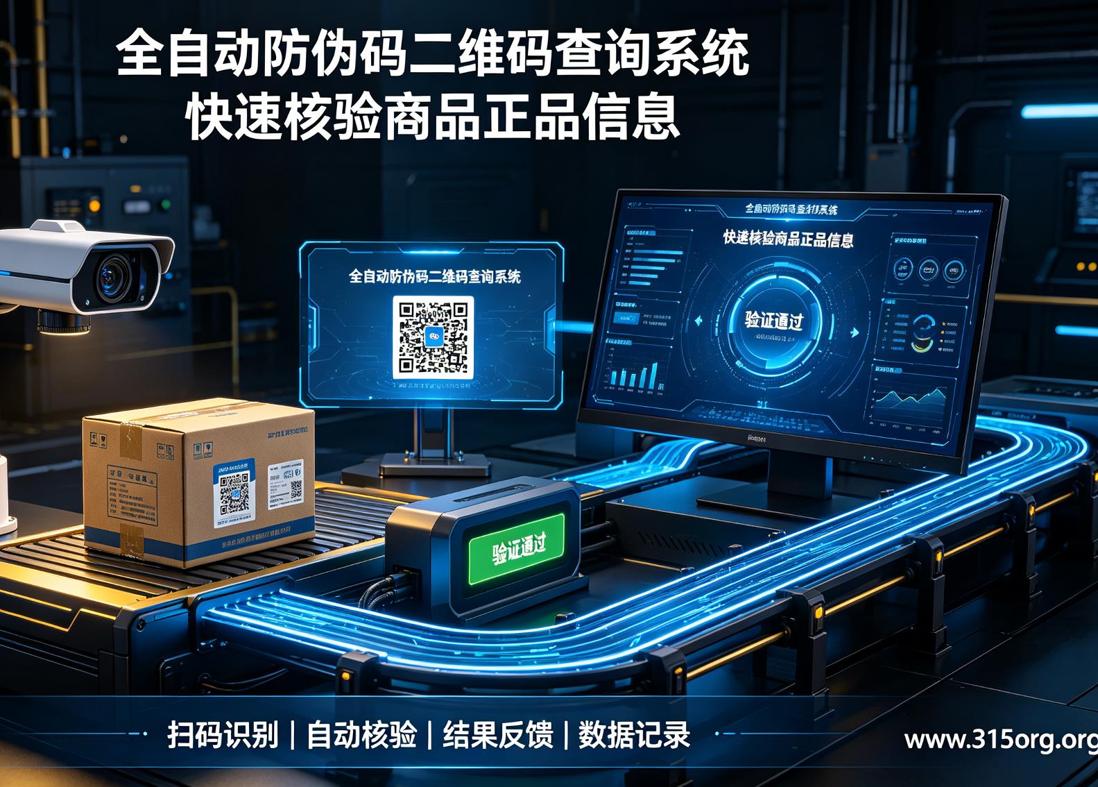 全自动防伪码二维码查询系统，快速核验商品正品信息