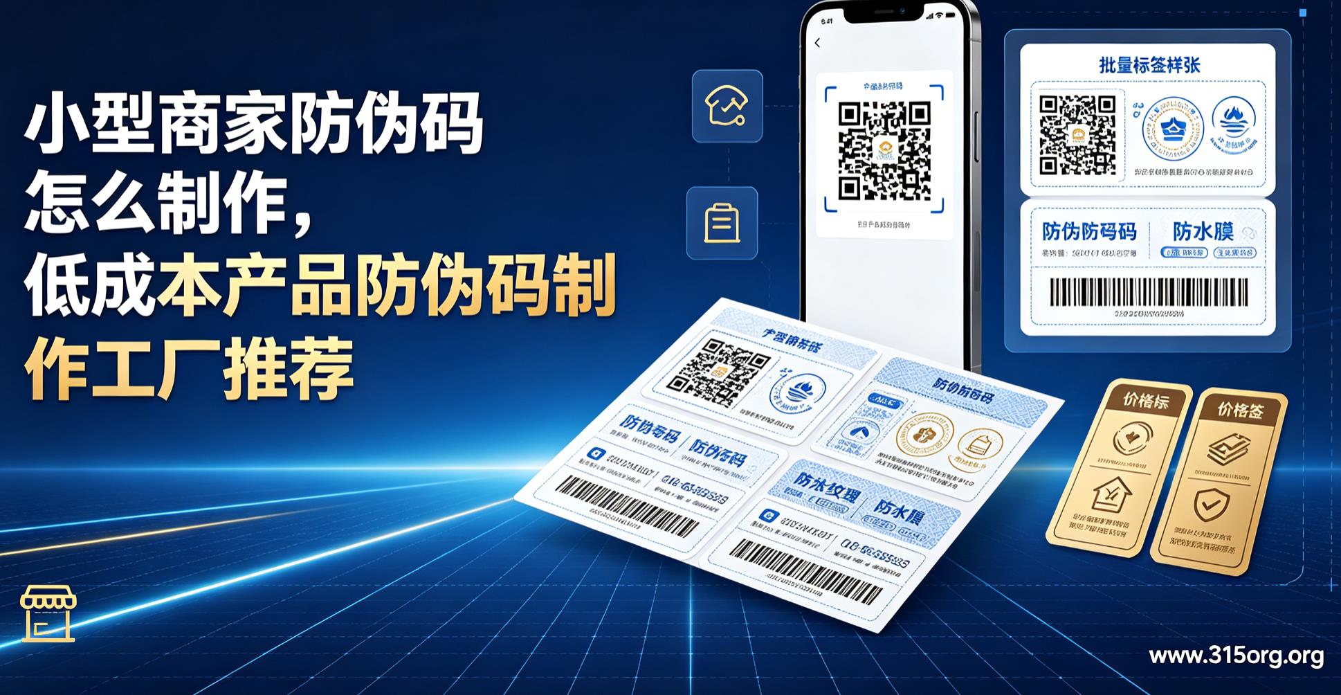 小型商家防伪码怎么制作，低成本产品防伪码制作工厂推荐