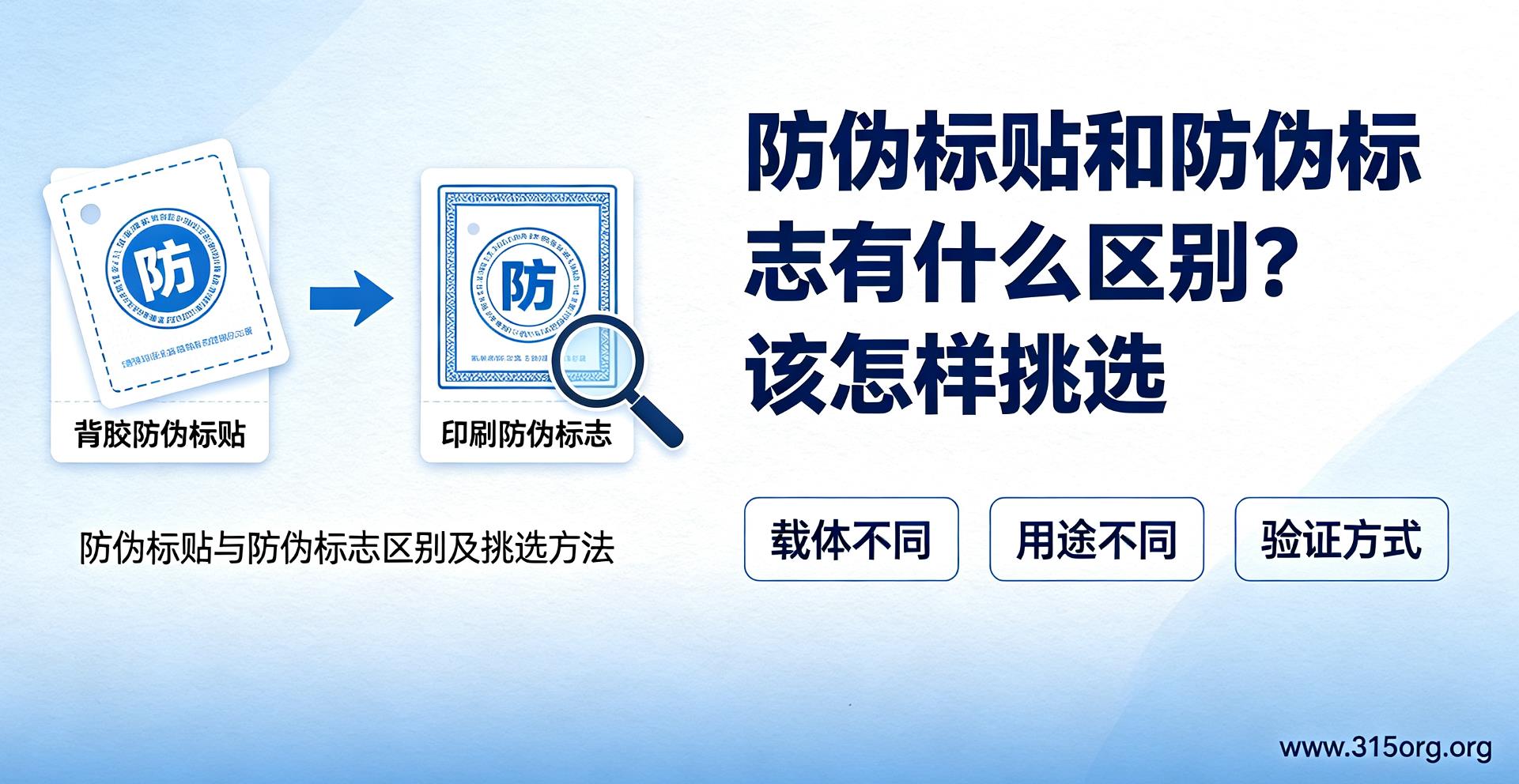 防伪标贴和防伪标志有什么区别？该怎样挑选