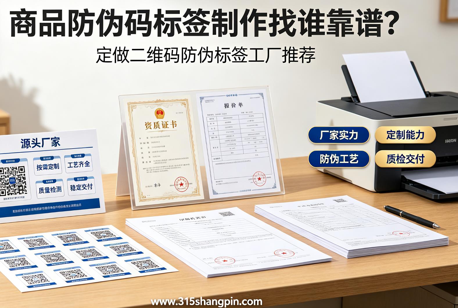 商品防伪码标签制作找谁靠谱？定做二维码防伪标签工厂推荐