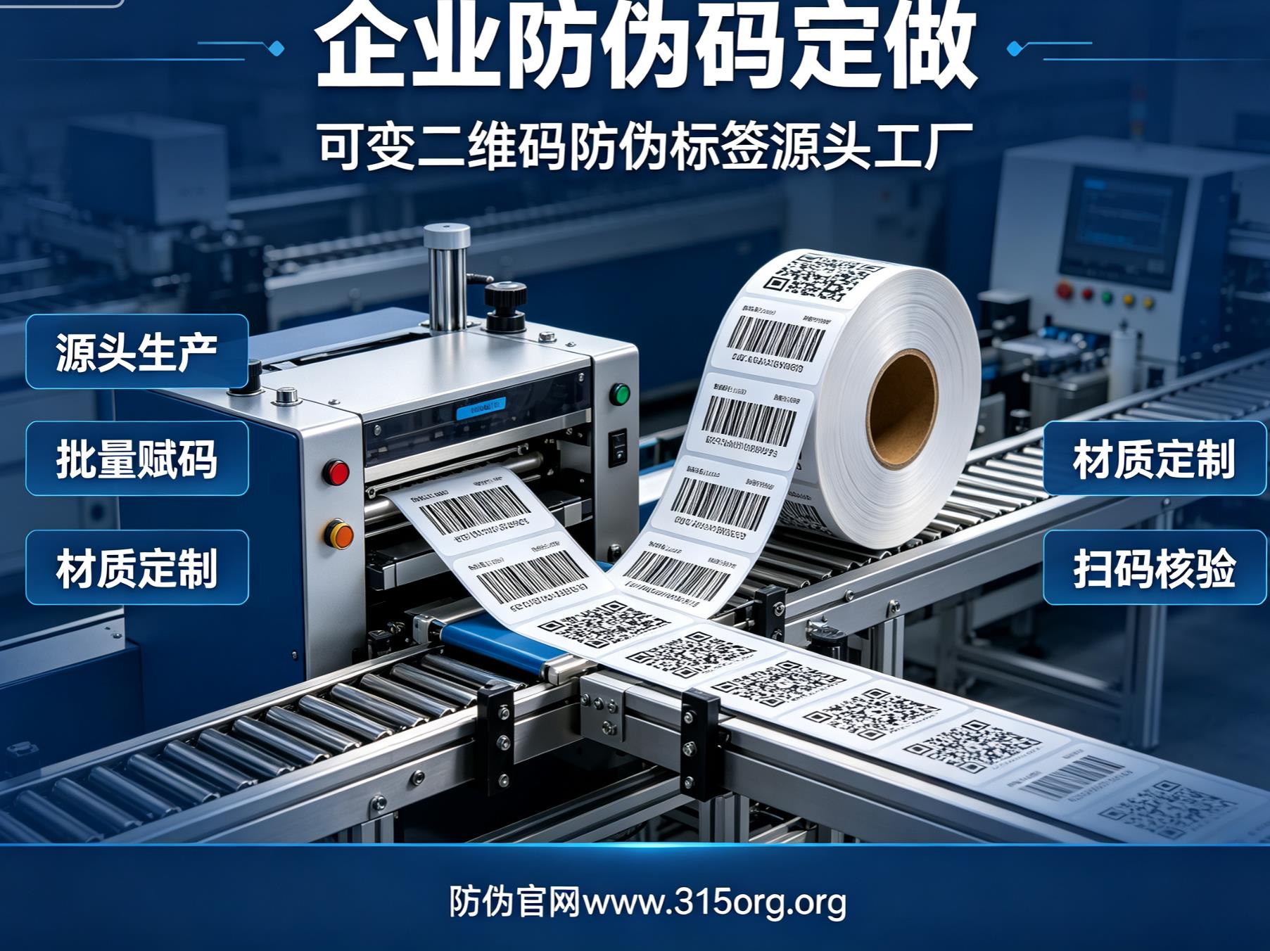 企业防伪码定做,可变二维码防伪标签源头工厂 企业防伪码定做,可变二维码防伪标签源头工厂