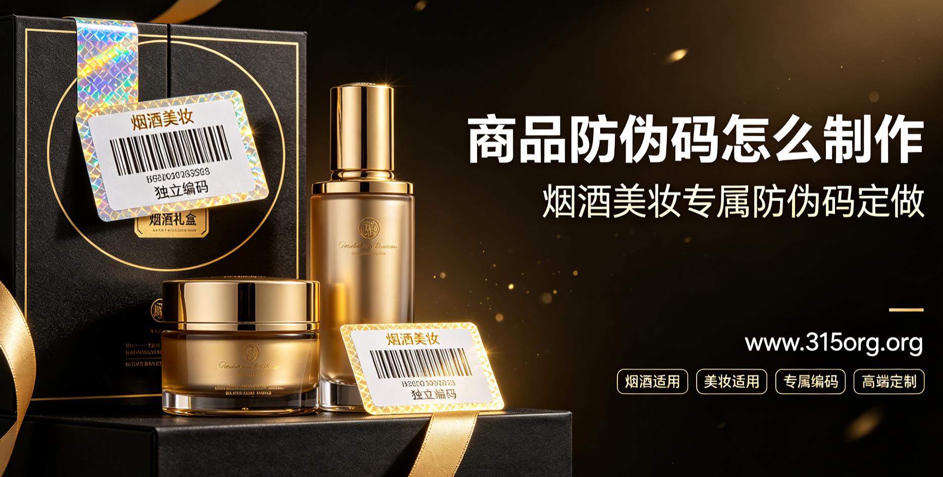 商品防伪码怎么制作，烟酒美妆专属防伪码定做