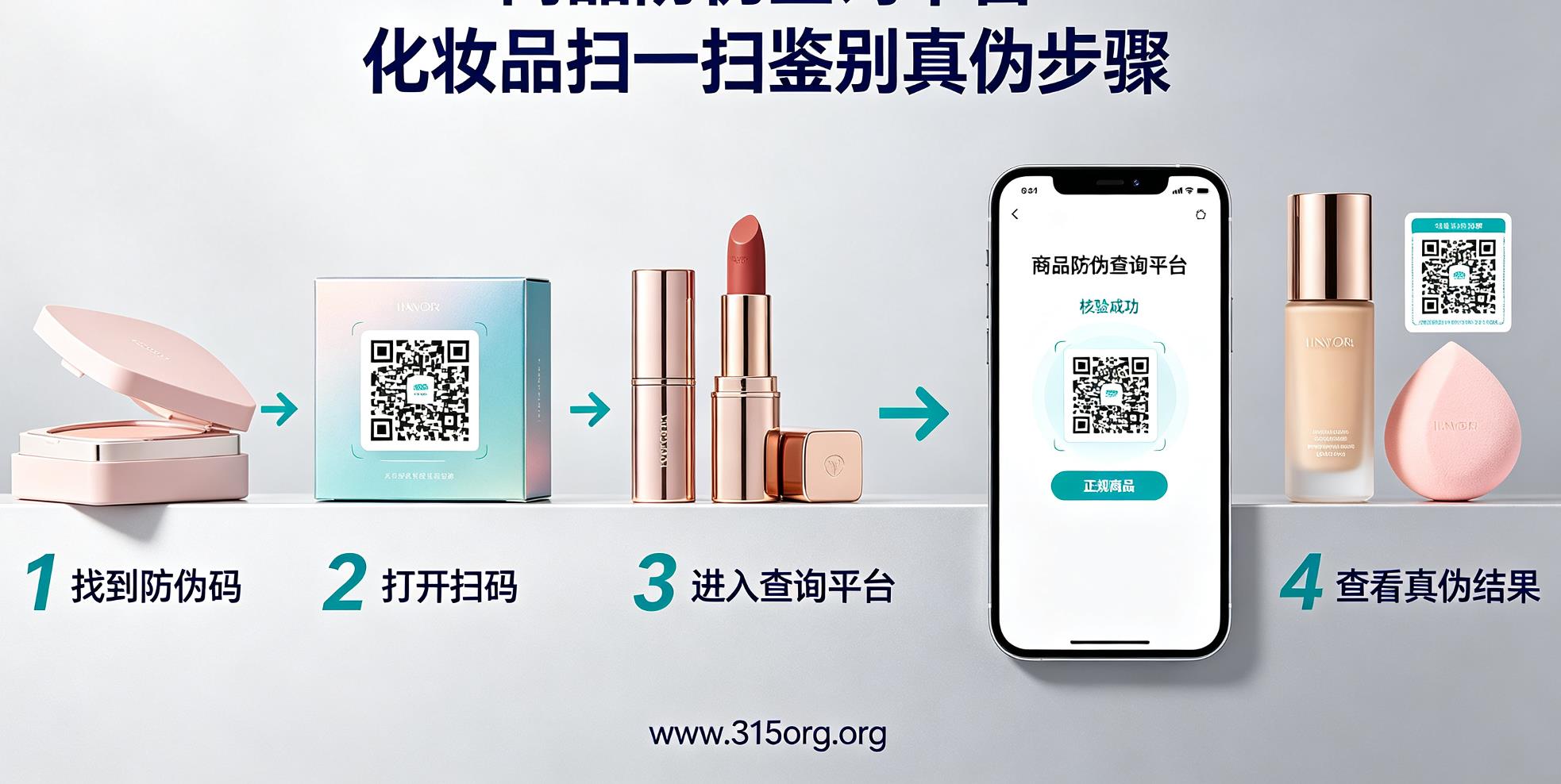 商品防伪查询平台，化妆品扫一扫鉴别真伪步骤