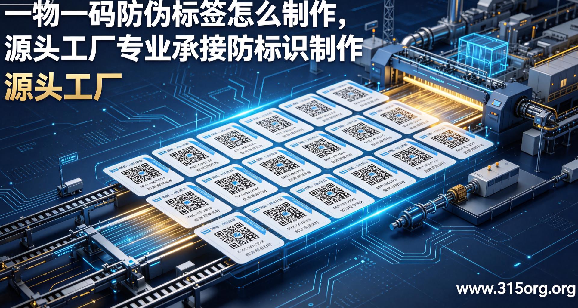 一物一码防伪标签怎么制作，源头工厂专业承接防伪标识制作