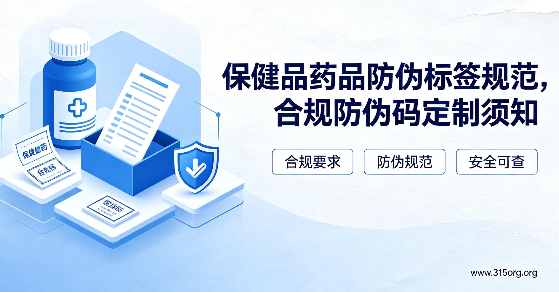 保健品药品防伪标签规范，合规防伪码定制须知
