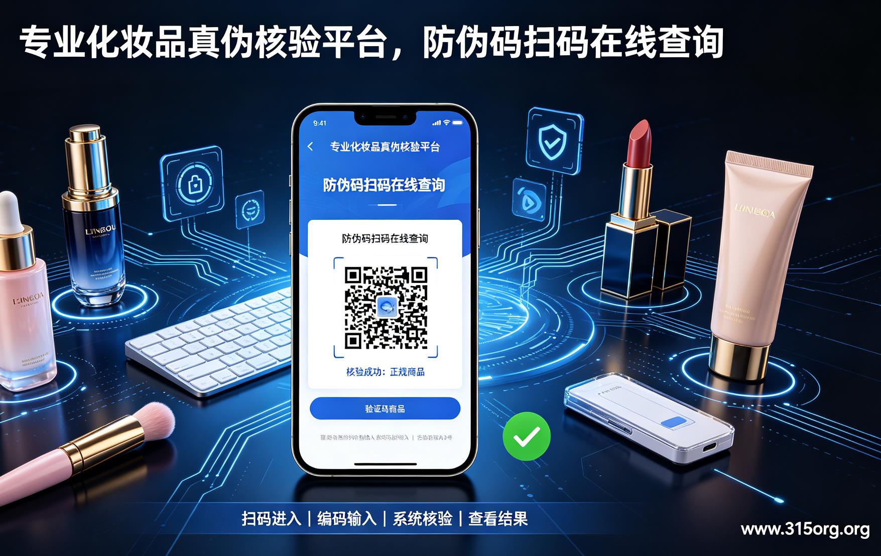 专业化妆品真伪核验平台,防伪码扫码在线查询 专业化妆品真伪核验平台,防伪码扫码在线查询