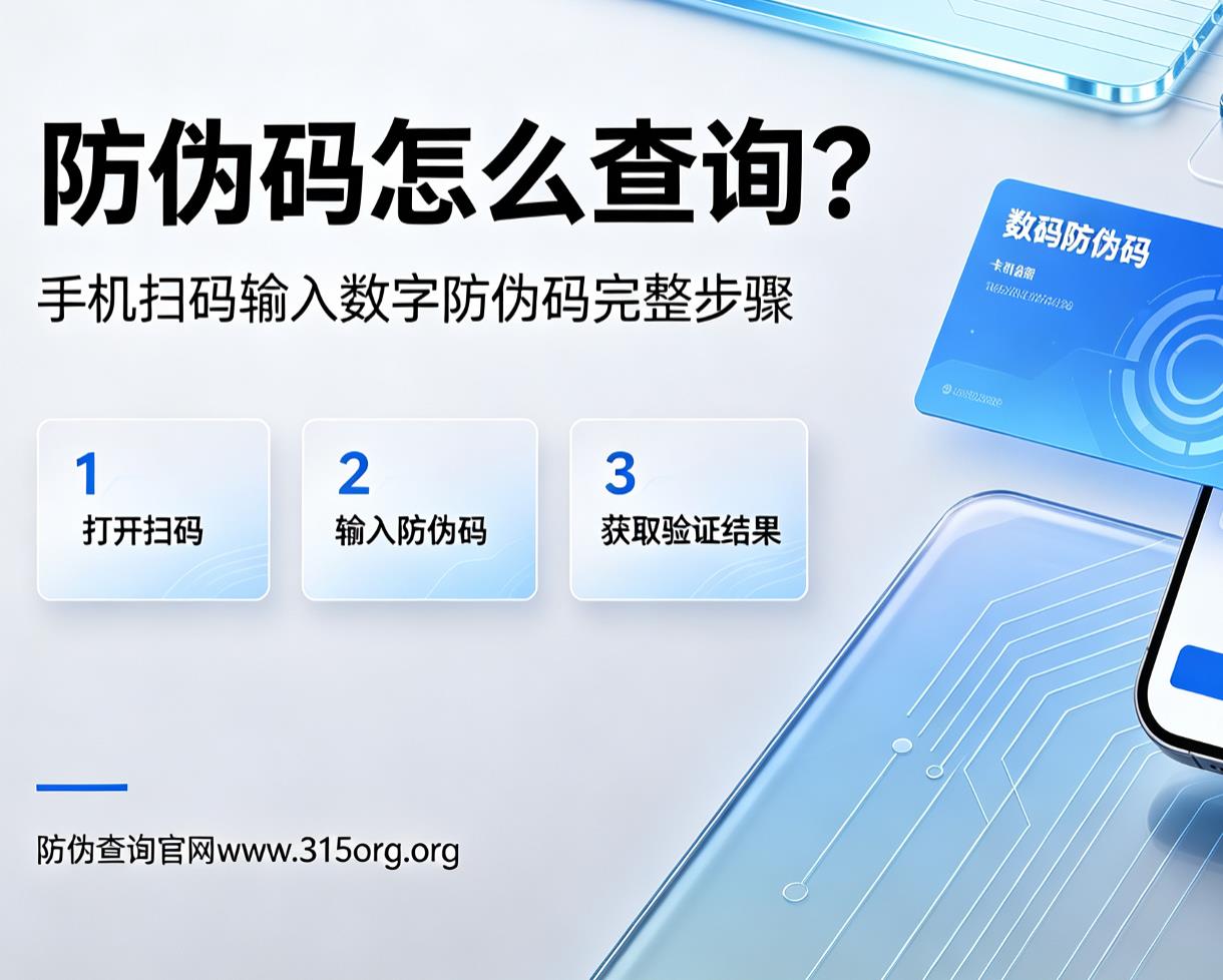 防伪码怎么查询？手机扫码输入数字防伪码完整步骤