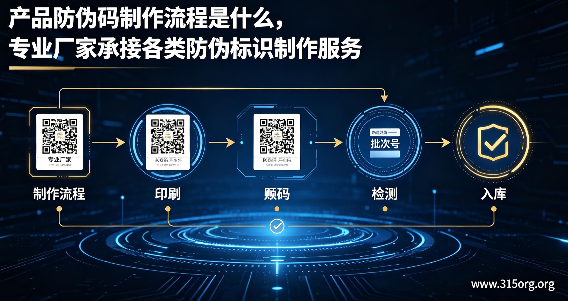 产品防伪码制作流程是什么，专业厂家承接各类防伪标识制作服务