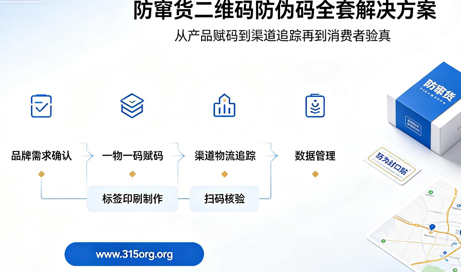 品牌产品防伪码制作，防窜货二维码防伪码全套解决方案