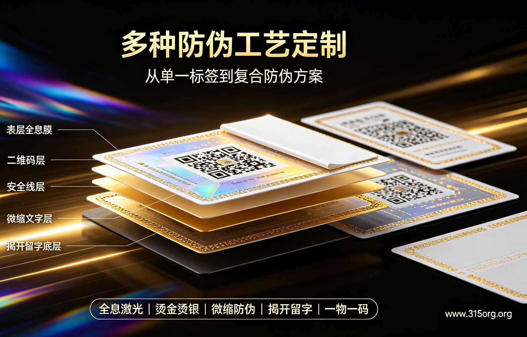 高端产品防伪标定制，多种防伪工艺防伪标签制作