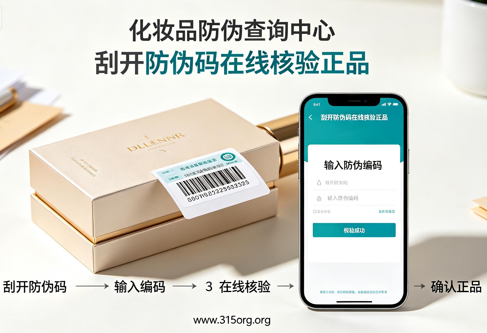 化妆品防伪查询中心，刮开防伪码在线核验正品