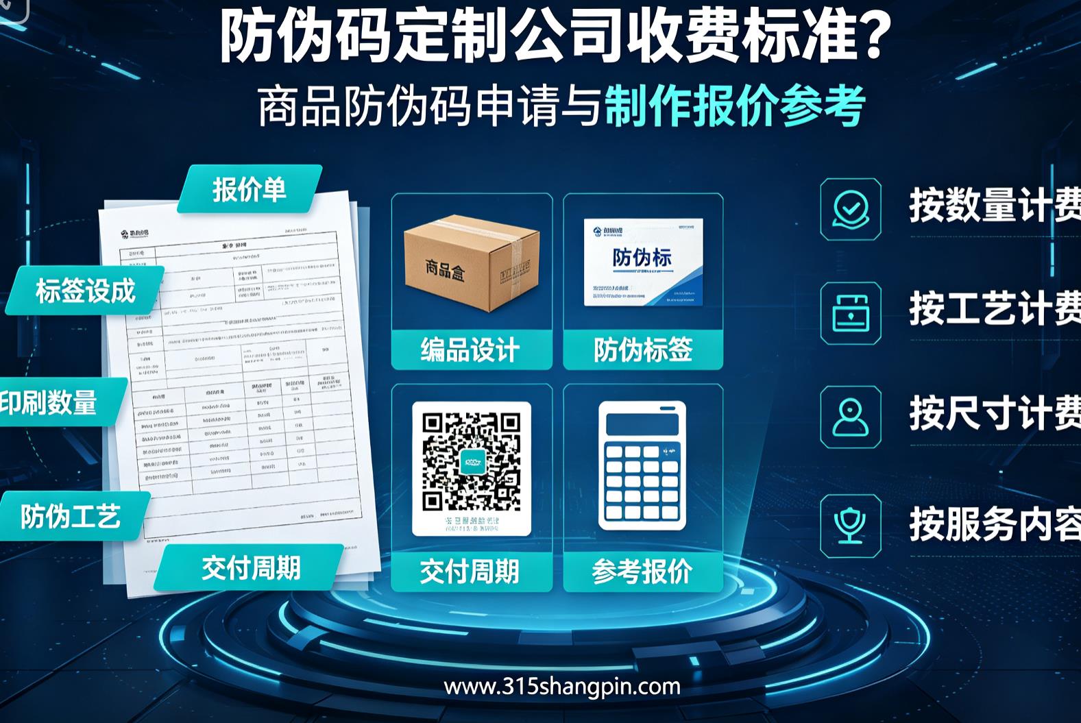 防伪码定制公司收费标准？商品防伪码申请与制作报价参考