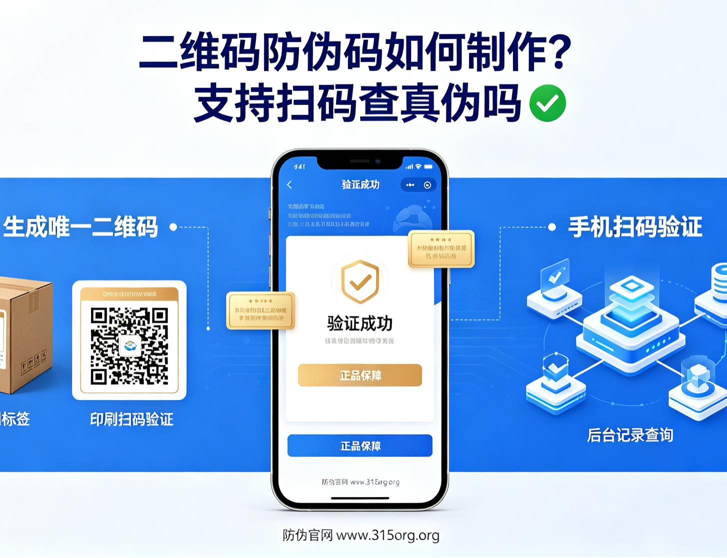 二维码防伪码如何制作？支持扫码查真伪吗