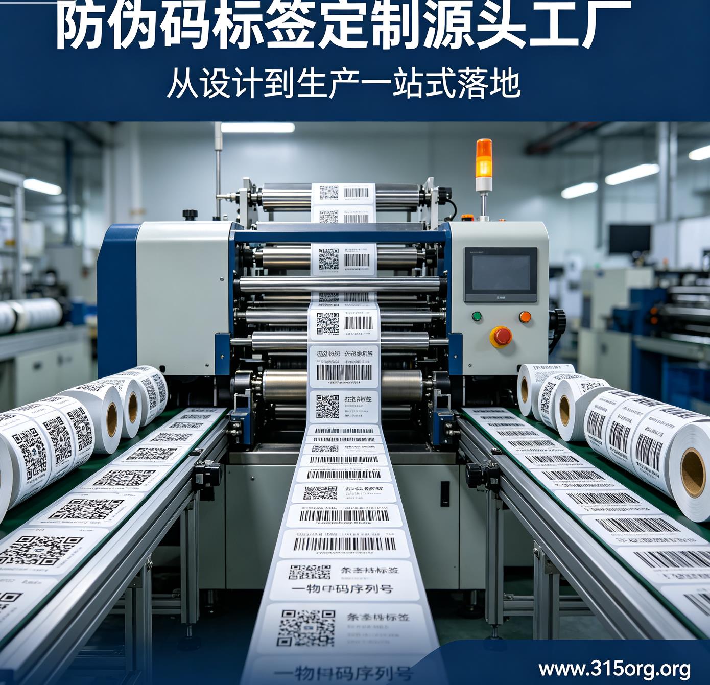 防伪码标签定制源头工厂，一物一码防伪标定做