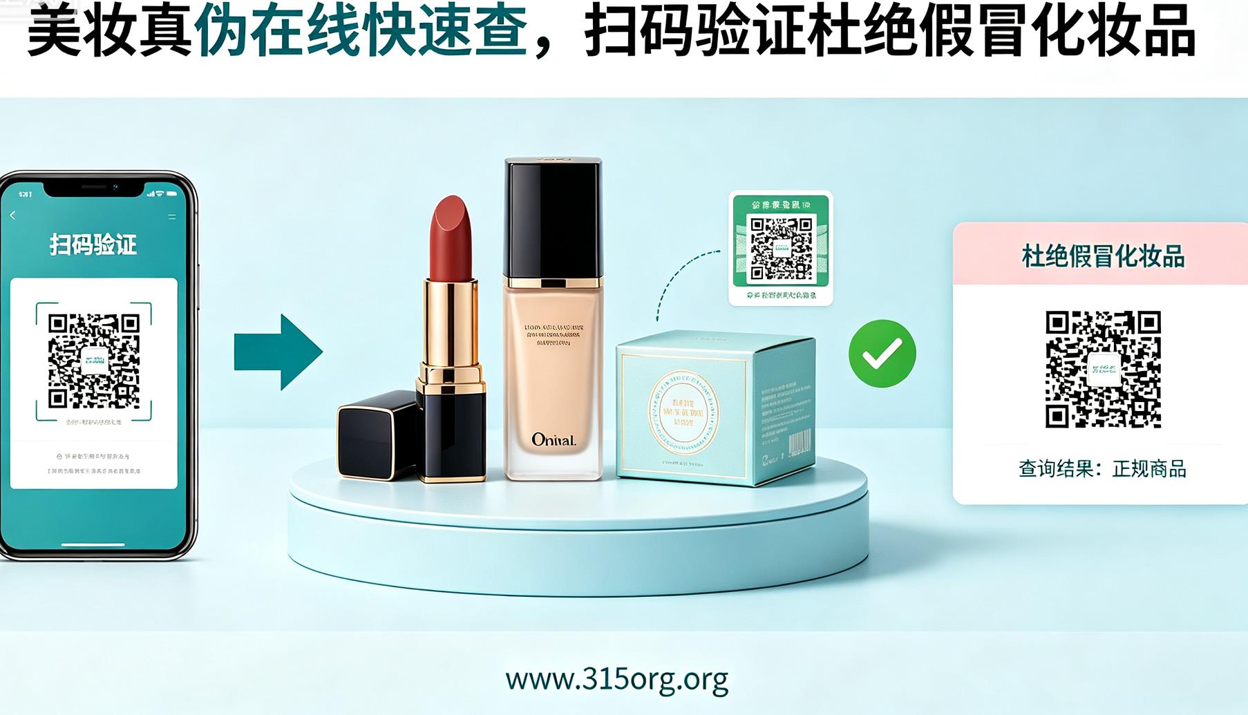 美妆真伪在线快速查,扫码验证杜绝假冒化妆品 美妆真伪在线快速查,扫码验证杜绝假冒化妆品