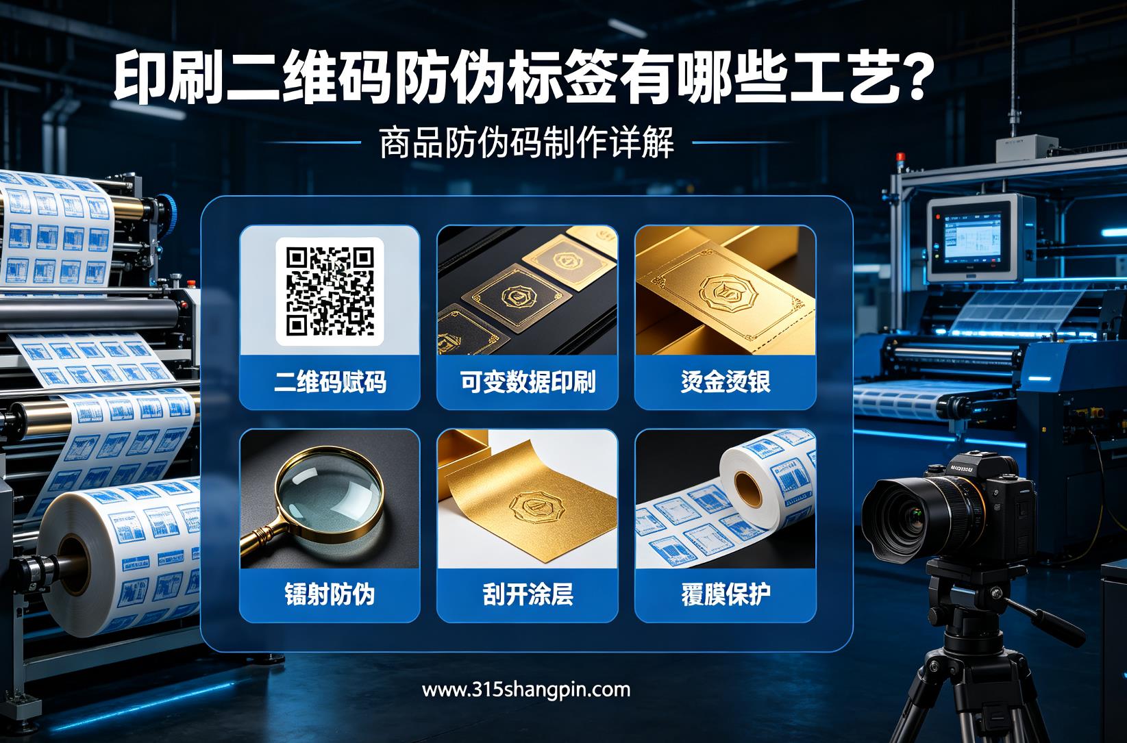 印刷二维码防伪标签有哪些工艺？商品防伪码制作详解
