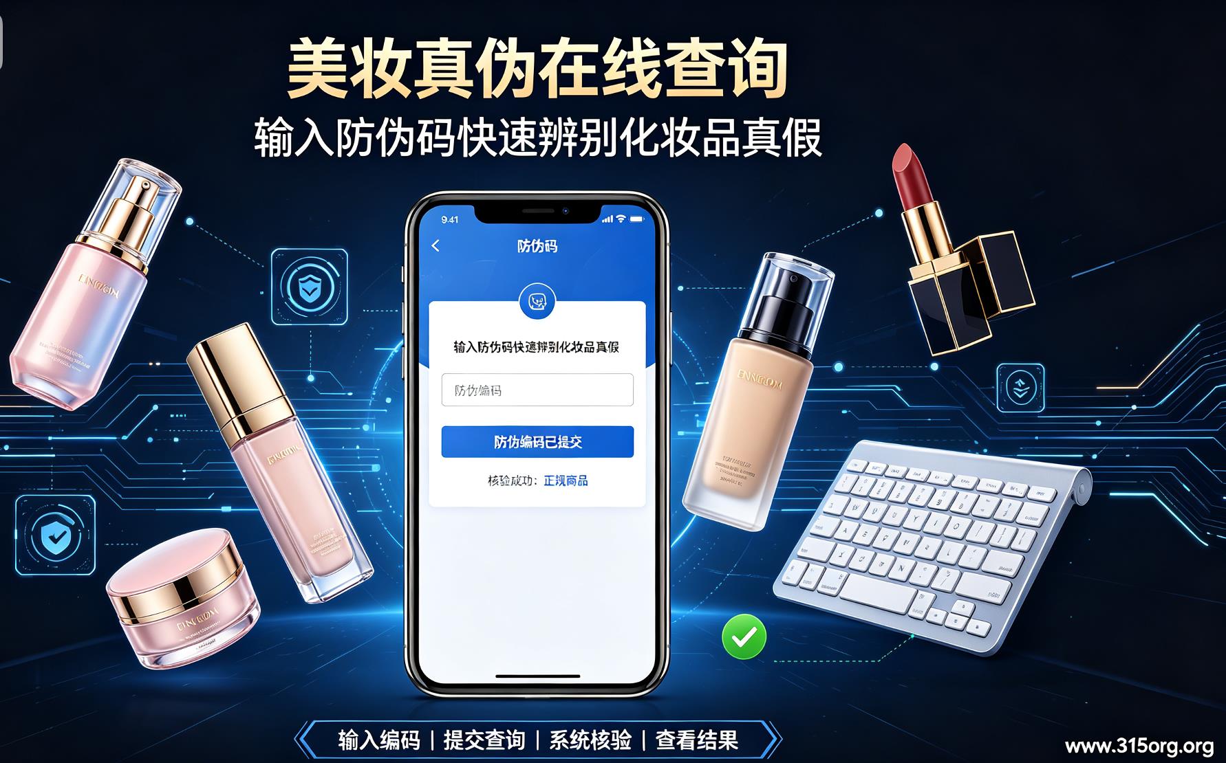 美妆真伪在线查询，输入防伪码快速辨别化妆品真假