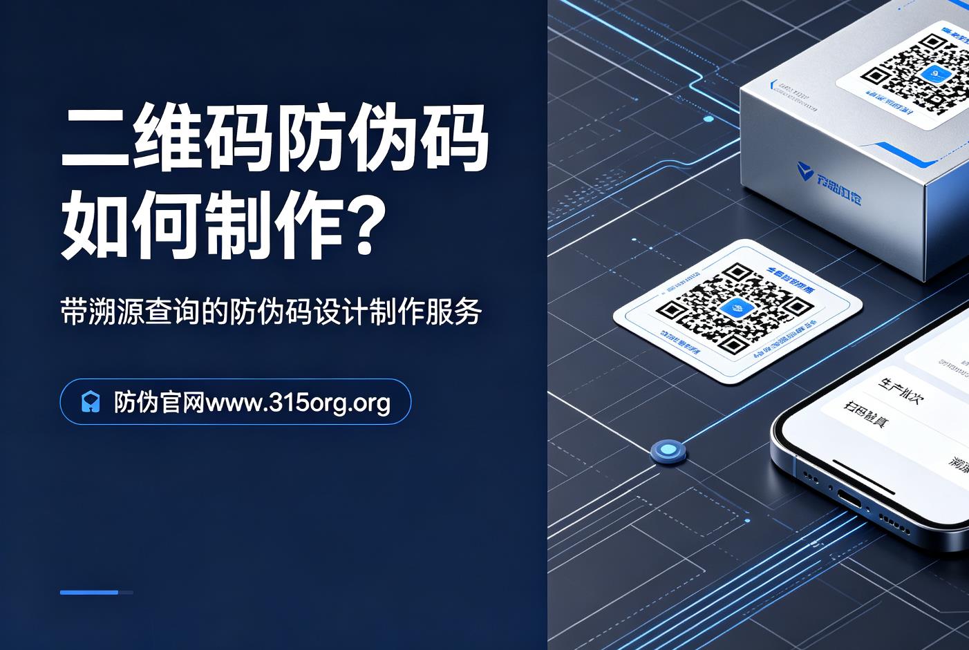 二维码防伪码如何制作，带溯源查询防伪码设计制作