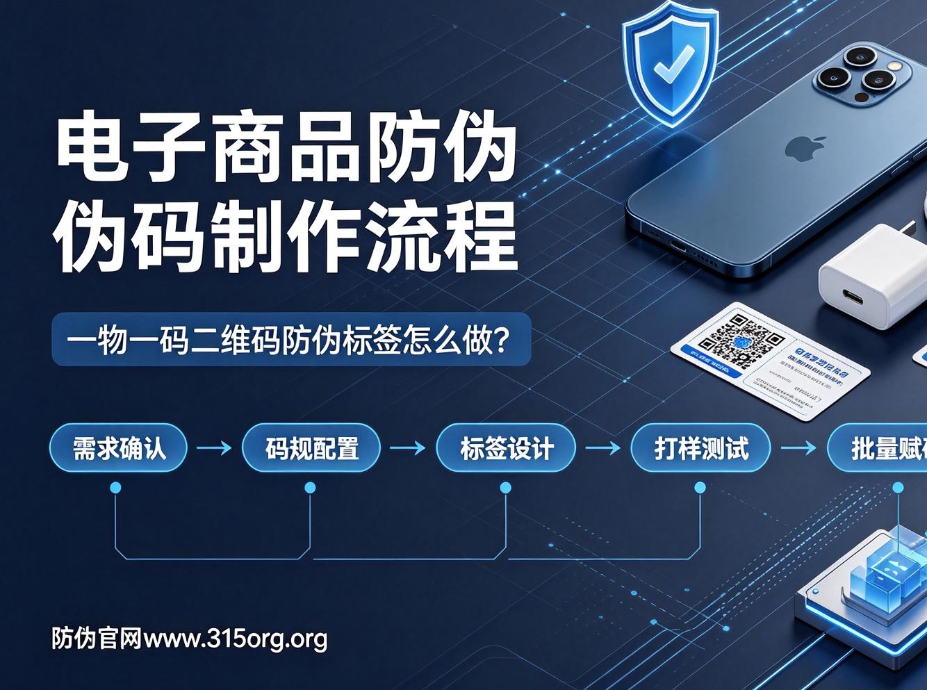 电子商品防伪码制作流程，一物一码二维码防伪标签怎么做？