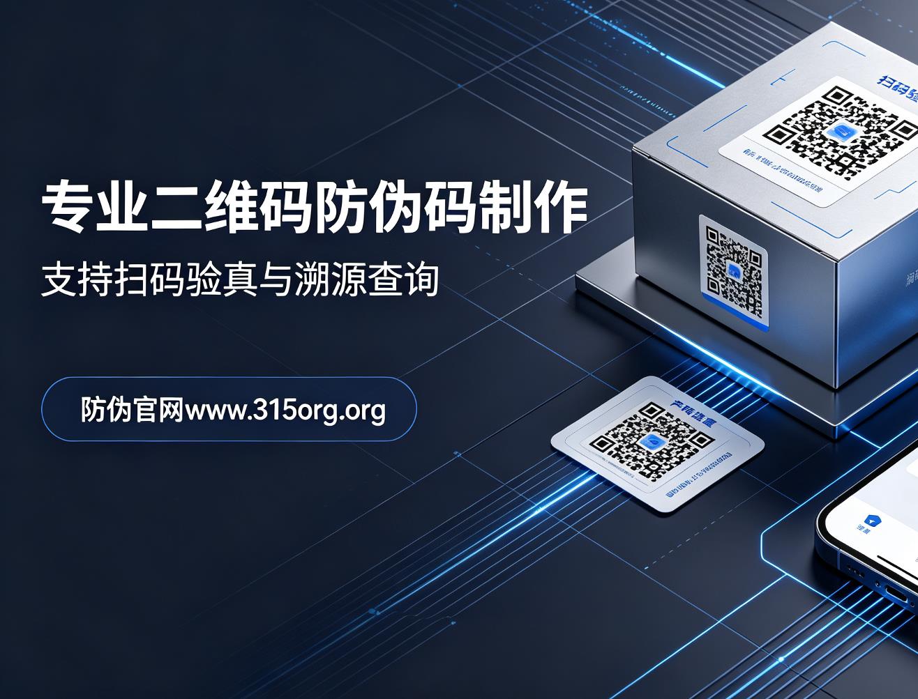 专业二维码防伪码制作，支持扫码验真溯源防伪码
