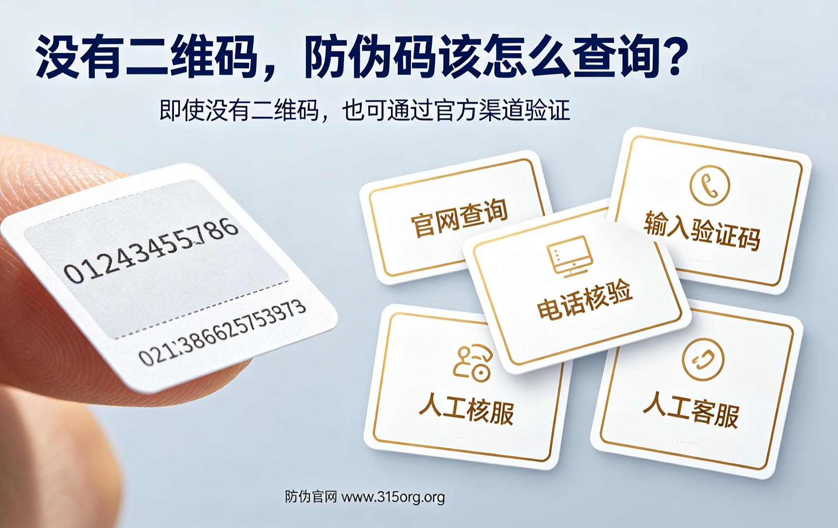没有防伪码二维码，防伪码该怎么查询？