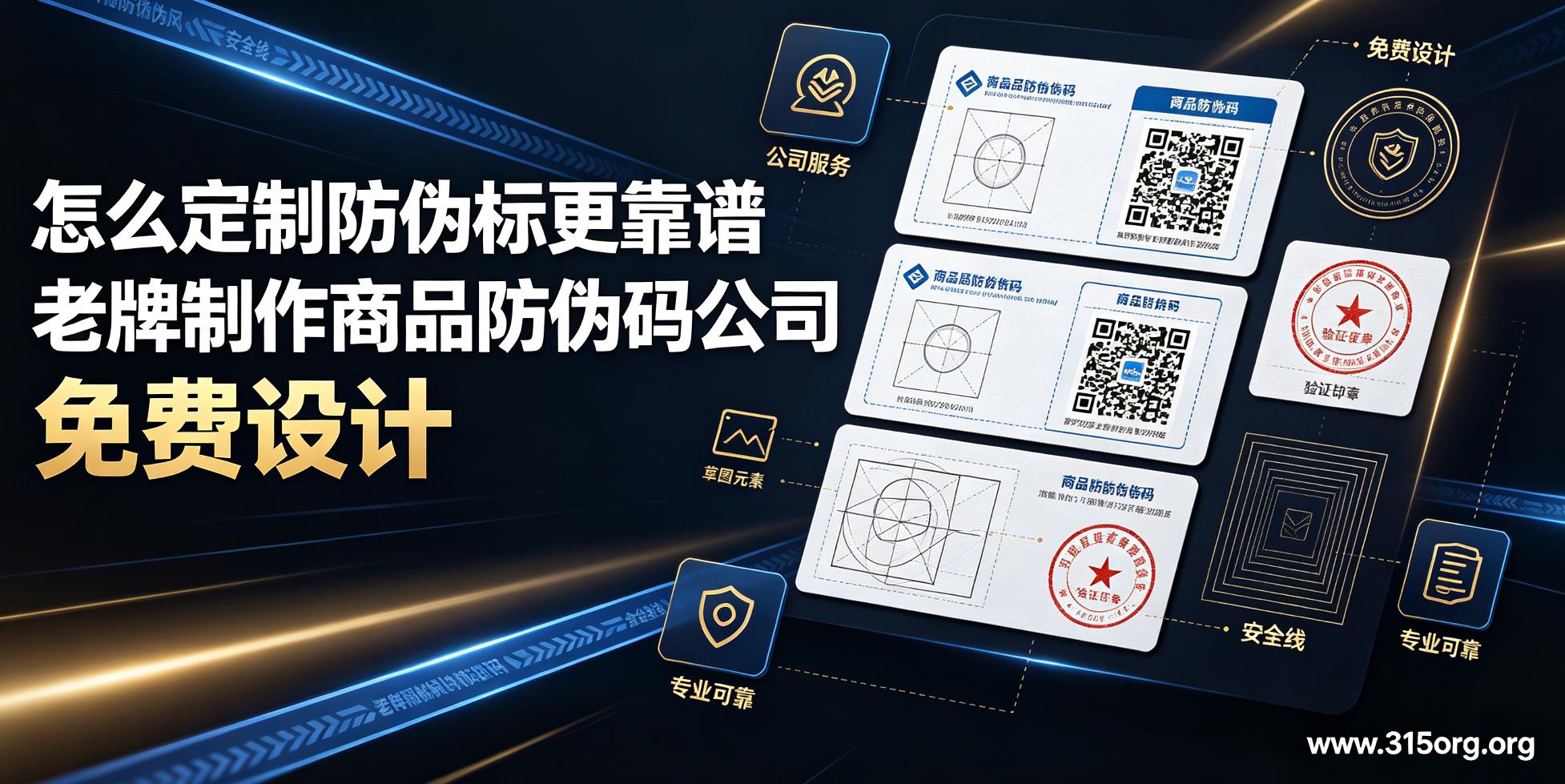 怎么定制防伪标更靠谱，制作商品防伪码公司免费设计