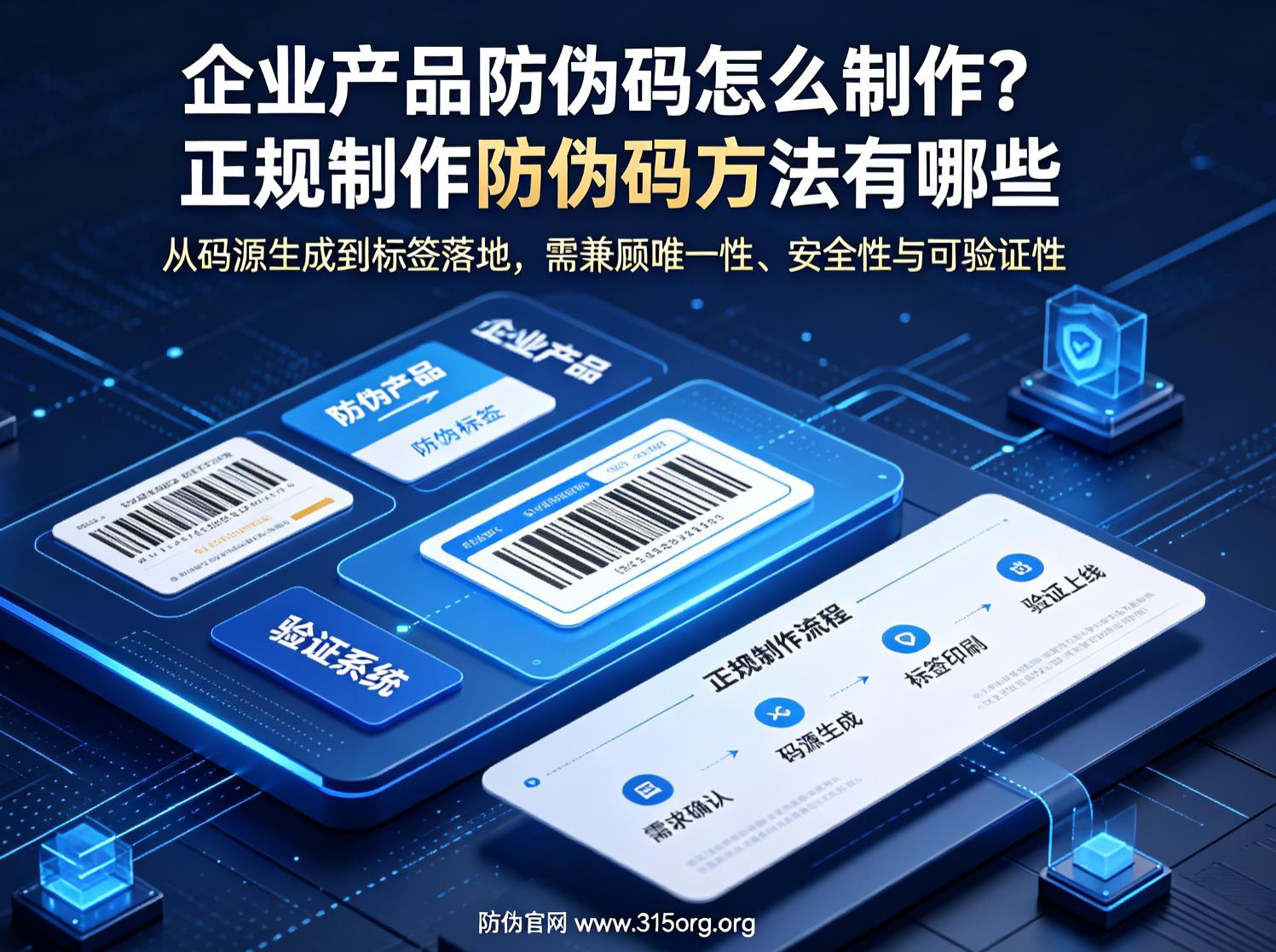企业产品防伪码怎么制作？正规制作防伪码方法有哪些