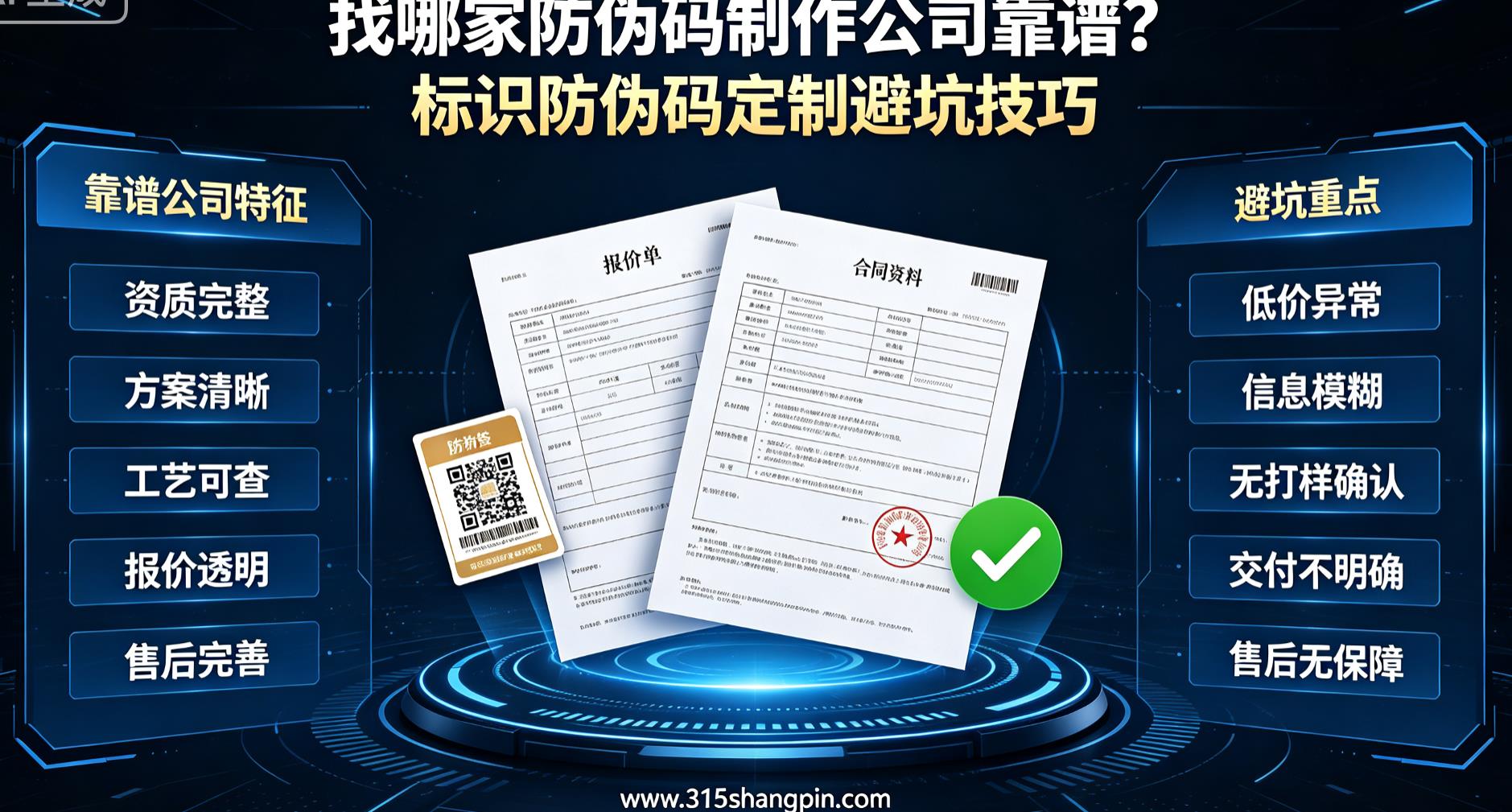 找哪家防伪码制作公司靠谱？标识防伪码定制避坑技巧