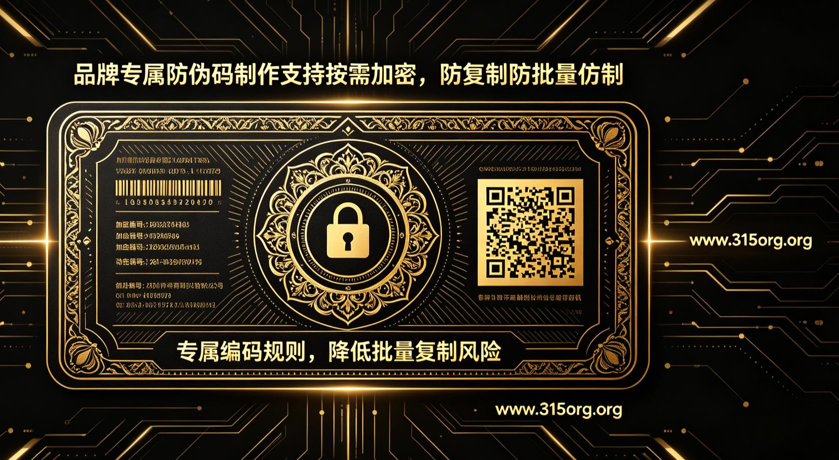 品牌专属防伪码制作支持按需加密,防复制防批量仿制 品牌专属防伪码制作支持按需加密,防复制防批量仿制