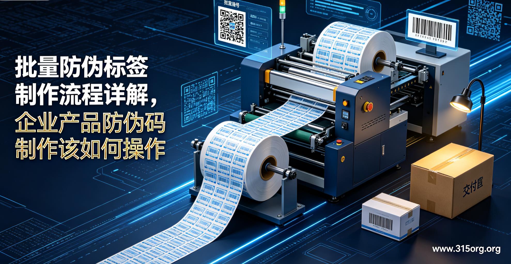 批量防伪标签制作流程详解，企业产品防伪码制作该如何操作