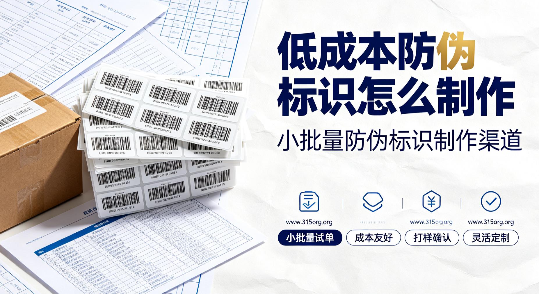 低成本防伪标识怎么制作，小批量防伪标识制作渠道