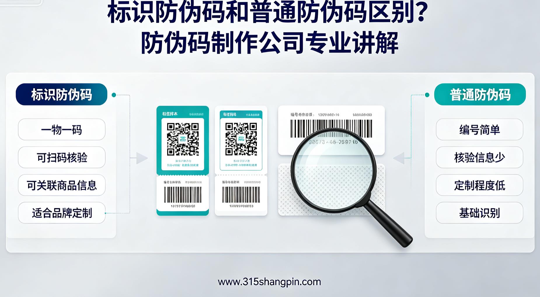 标识防伪码和普通防伪码区别？防伪码制作公司专业讲解