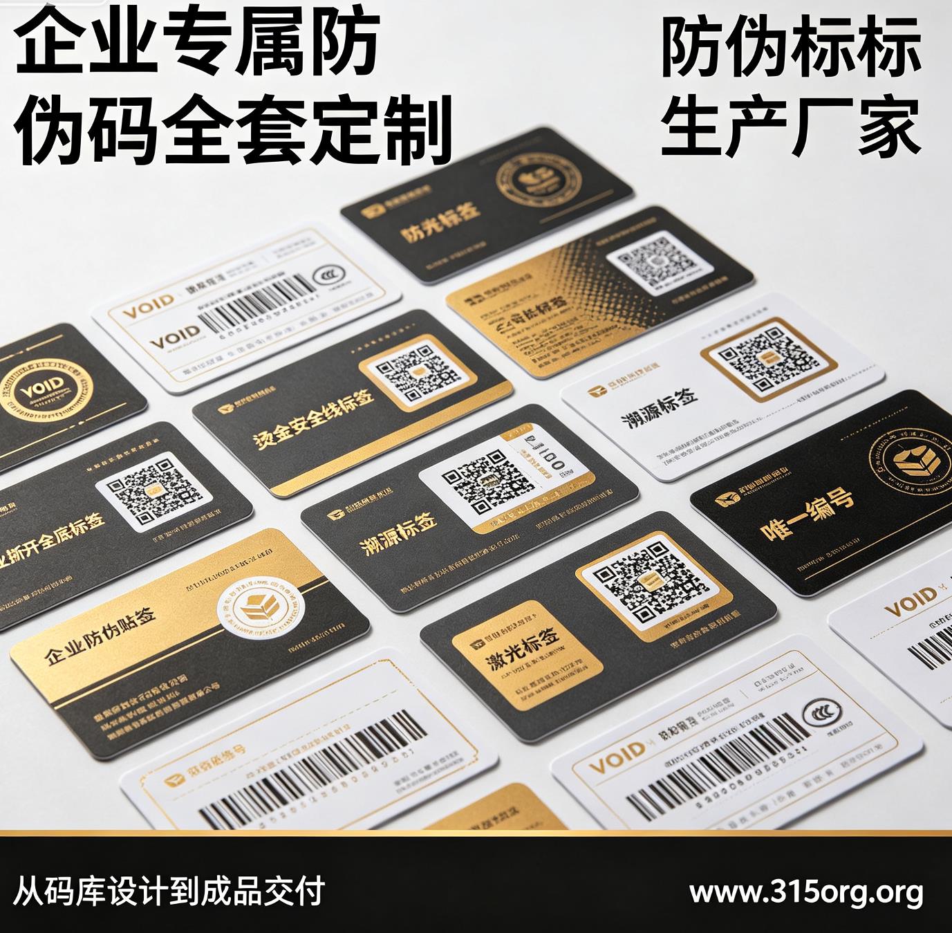 防伪标生产厂家，支持企业专属防伪码全套定制