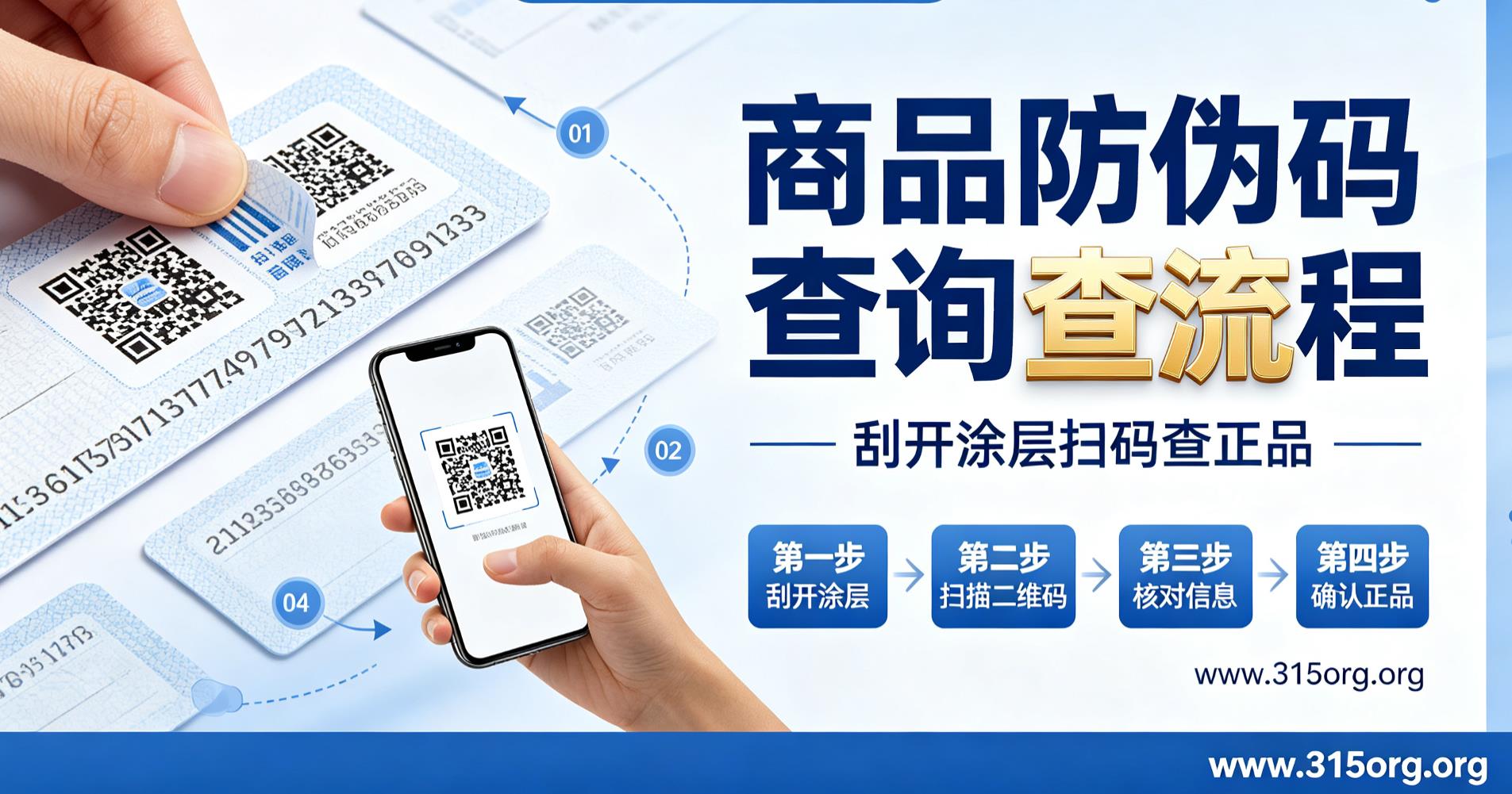 商品防伪码查询流程，刮开涂层扫码查正品